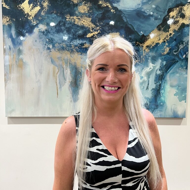 Michelle, Hairdresser at the cutting room hair salon in Scissett
